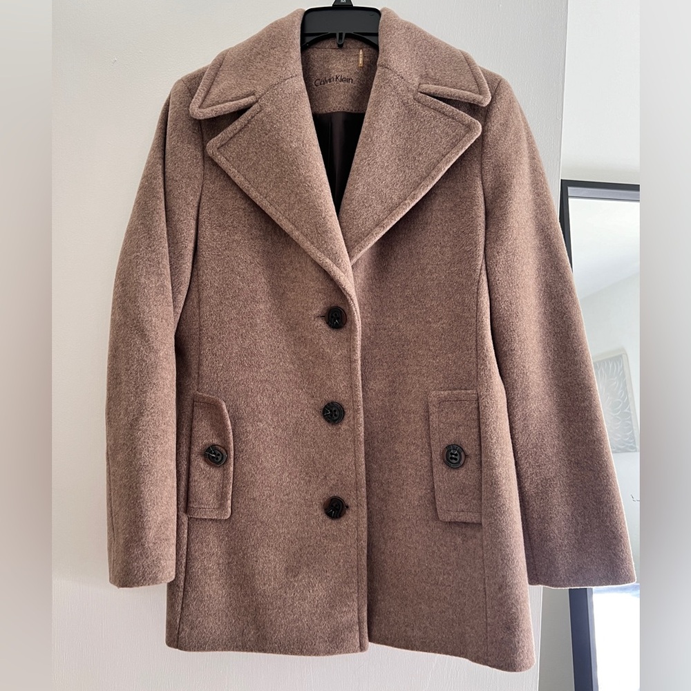 Calvin Klein Camel Coat